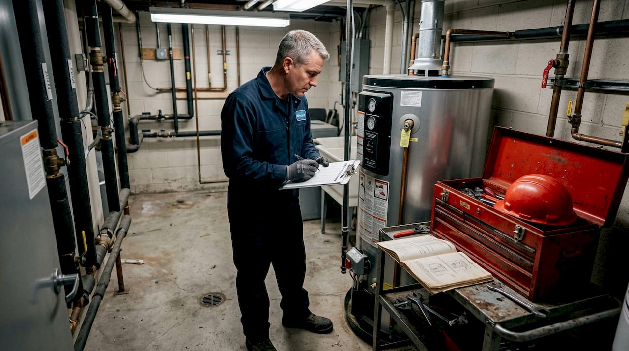 Streamline your commercial water heater maintenance workflow